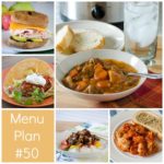 rmk menu plan 50 w/ printable shopping list