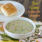 Easy Creamy Vegetable Chowder | realmomkitchen.com