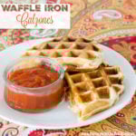 Easy Waffle Iron Calzones | realmomkitchen.com
