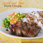 Sweet and Sour Pork Chops | realmomkitchen.com