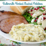 Buttermilk Herbed Mashed Potatoes | realmomkitchen.com