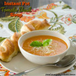 Instant Pot Tomato Basil Soup | realmomkitchen.com