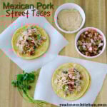 Mexican Pork Street Tacos | realmomkitchen.com