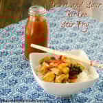 Sweet and Sour Chicken Stir Fry | realmomkitchen.com