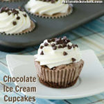 Chocolate Ice Cream Cupcakes | realmomkitchen.com