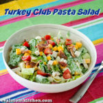 Turkey Club Pasta Salad | realmomkitchen.com