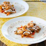 Sheet Pan Shrimp Fajitas | realmomkitchen.com